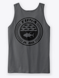 Schoolie Tank Top (Charcoal) - Tuna & Company