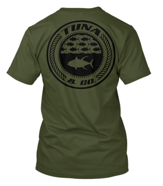 Schoolie T-Shirt (Military Green) - Tuna & Company